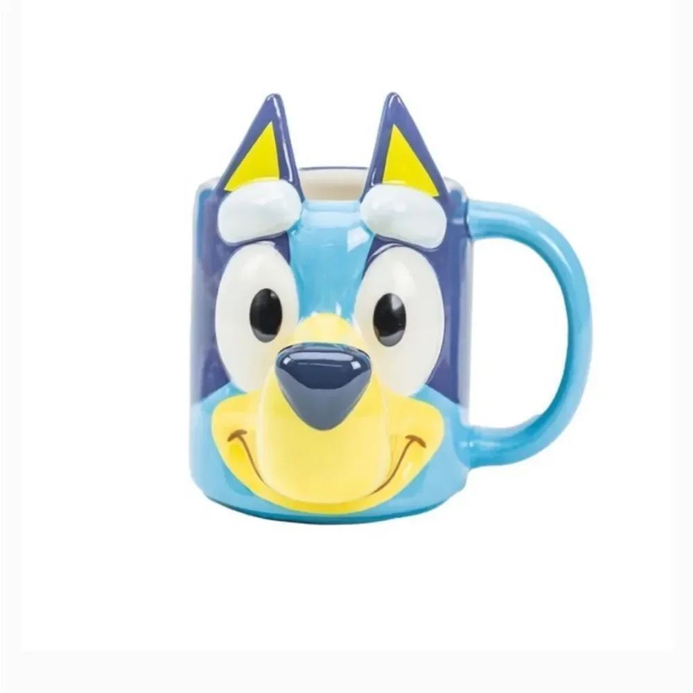 Bluey Cartoon Character 3D Ceramic Mug